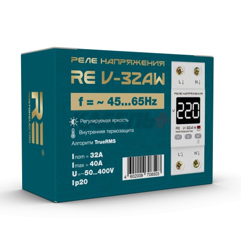 Реле напряжения RE V-32A W