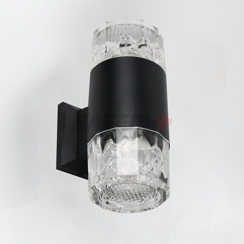 Фасадный светильник General GWL-2MR16-GU10-R-IP65 Черный Фрозен