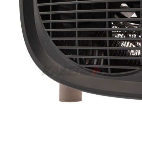 Тепловентилятор электрический настольный 2кВт со спиральным нагревательным элементом, черный REXANT