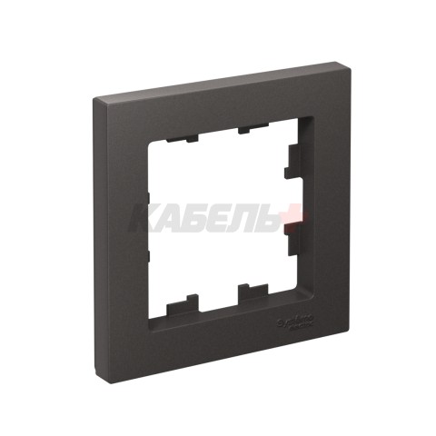 ATLASDESIGN 1-постовая РАМКА, БАЗАЛЬТ