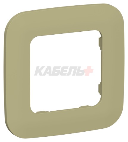 FLITE Рамка 1-местная РУ-1-А-ФлО оливковый IEK