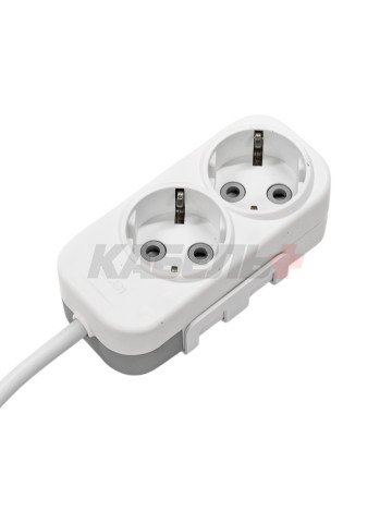 EL-BI,Myra,удлинитель 2гн3м с/з белый,527-010203-221