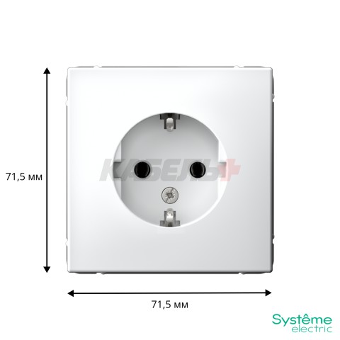 ARTGALLERY РОЗЕТКА с заземлением, 16А, механизм, ЛОТОС