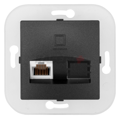 Розетка РК18-013 графит
