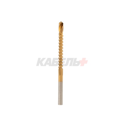 Сверло-фреза по металлу 4мм, HSS, ТИТАН, цилиндрический хвостовик (1 шт/уп) KRANZ