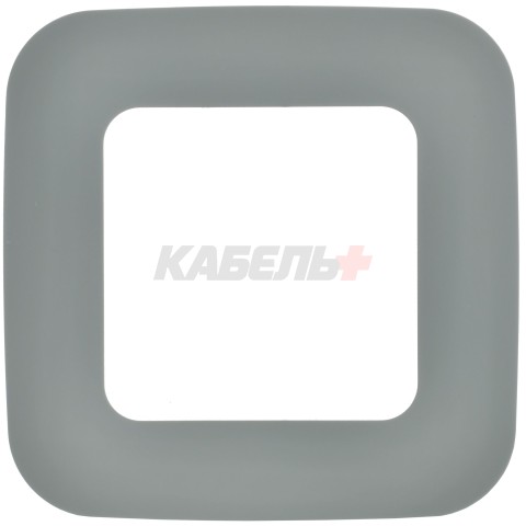 FLITE Рамка 1-местная РУ-1-А-ФлС серый IEK