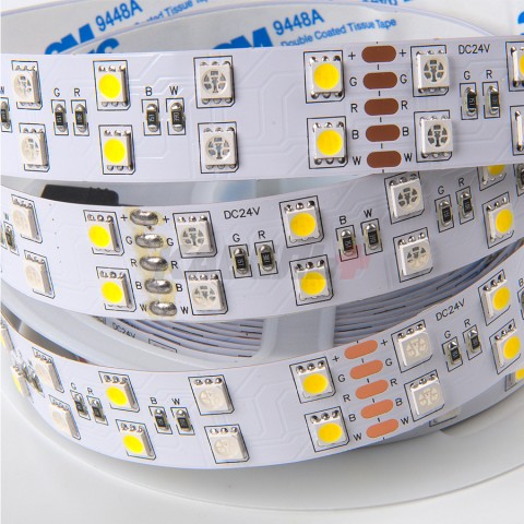 Лента светодиодная GLS-5050-120-28.8-24-IP20-RGB+4