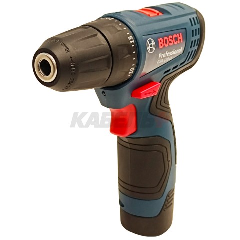 Шуруповерт GSR 120-LI аккумуляторный (30Nm / 2*2.0Ah / Кейс), BOSCH