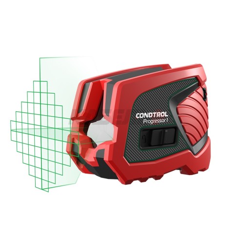 Нивелир лазерный Progressor 1 (Зеленый / 30/60 м / сетка 60 ячеек / +- 0,2 мм/м / Чехол), CONDTROL