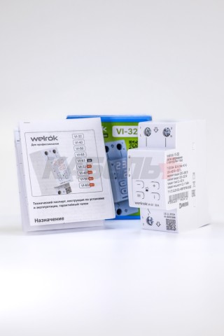 Реле напряжения с контролем тока Welrok VI-32