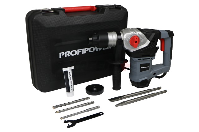 Сетевой перфоратор SDS-Plus E0262 PROFIPOWER PBH32 (вертикальный, 1700Вт, 7Дж, 3режима, Ø32мм, 0-920об/мин)