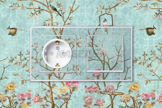 ATLASDESIGN ART РОЗЕТКА с заземлением со шторками, 16А, механизм, БЕЛЫЙ