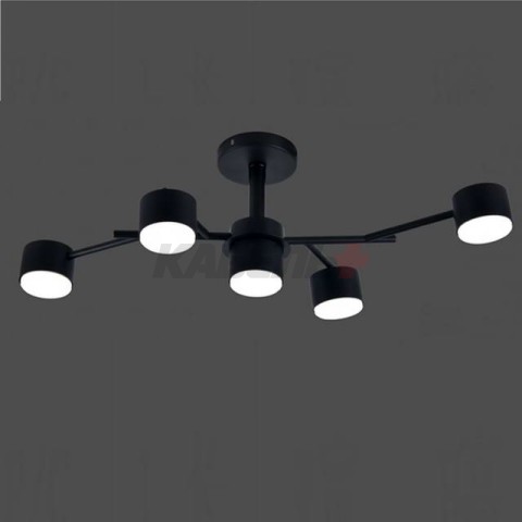 Светильник H77253/4+1 чёрный