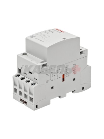 Контактор модульный YON max типа MCE, 4P, 16A, 240В, 2НО+2НЗ DKC