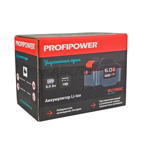 Аккумулятор ProfiPower 18V 6.0Ah Li-ion MLI1860C Улучшенная серия