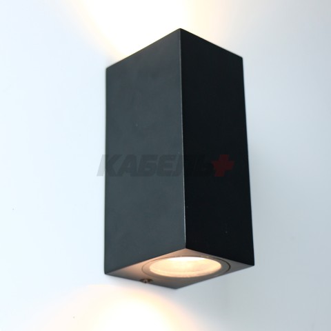 Фасадный светильник GWL-2MR16-GU10-S-IP65 BLACK