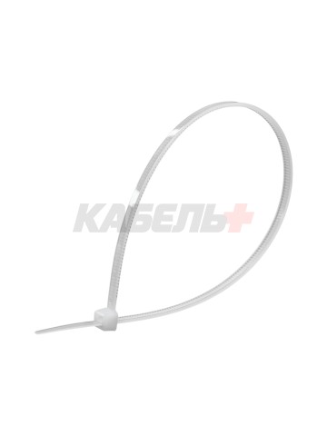 Нейлоновый Хомут 3,5х250 белый, упаковка 100 шт.