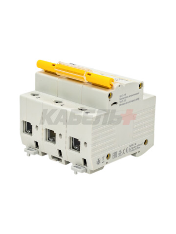 KARAT Автоматический выключатель ВА47-100 3P C 100А 10кА IEK