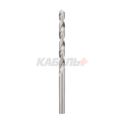 Сверло по металлу 4,0х75х43мм (HSS), DIN 338, 1 шт. в упаковке KRANZ