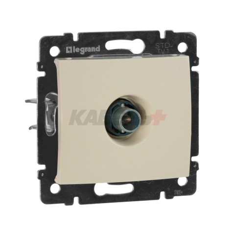 VALENA Розетка TV тип звезда слоновая кость