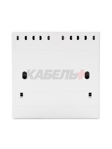 Выключатель беспроводной, накладной, двухклавишный, белый