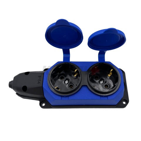 Розетка РП 16-021 синяя