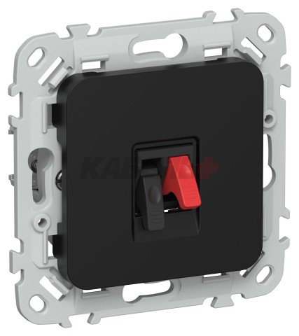 FLITE Розетка аудио РА-1-ФлЧ черный IEK