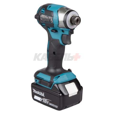 Шуруповерт ударный DTD173RTJ аккумуляторный (18V / 2*5,0Ah / 180Nm / MakPac 2), MAKITA, арт: DTD173RTJ