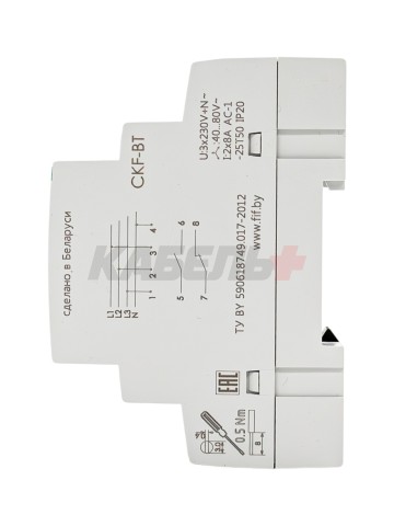 Реле контроля фаз CKF-BT