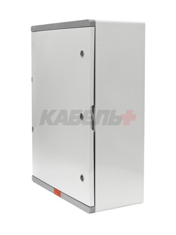 Пластиковый корпус 700х500х250 (ВхШхГ) серая дверь, с монтажной платой, Design Pro Series IP67