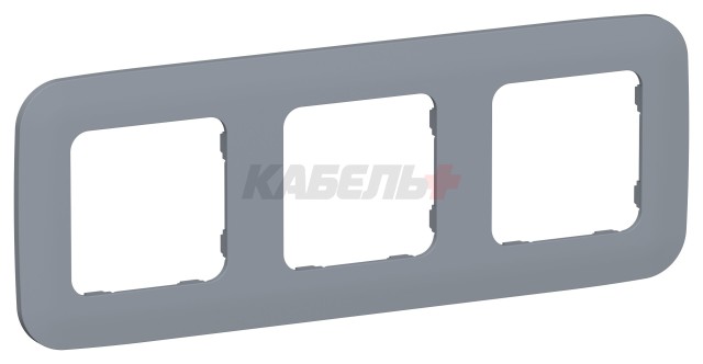 FLITE Рамка 3-местная РУ-3-А-ФлМ маренго IEK