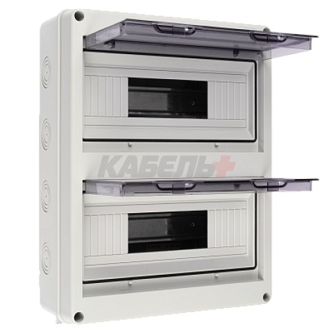 Бокс модульный навесной PDB/W 4024 GR (ЩРН-ПГ-24) IP65 Jazzway