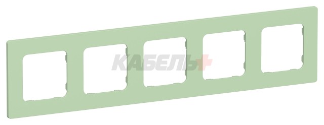 FLITE Рамка 5-местная РУ-5-К-ФлФ фисташковый IEK