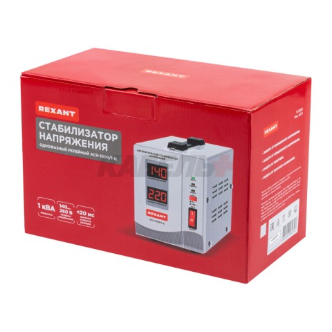 Стабилизатор напряжения AСН-1000/1-Ц REXANT