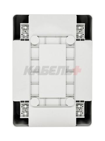 Пластиковый корпус 350х250х150 (ВхШхГ) прозрачная дверь, с монтажной платой, Design Pro Series IP67