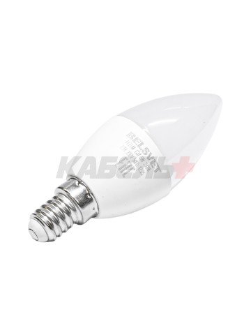Лампа светодиодная LED-M C37 5 W 3000 К E14 Belsvet в красочной упаковке