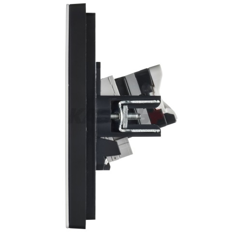 FORTE&PIANO Розетка двойная RJ11+RJ45 кат.5E FP235M металл белый IEK