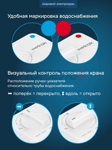 Комплект защиты от протечки Welrok Base нерж. DN20 (3/4")