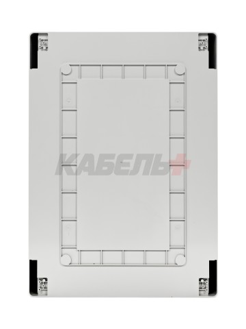 Пластиковый корпус 700х500х250 (ВхШхГ) серая дверь, с монтажной платой, Design Pro Series IP67