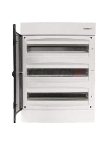 U3x18C, Щит встраиваемый, 3 ряда, 54 мод., прозрач. дверца, IP40