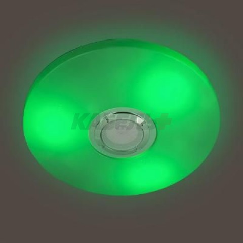 Светильник потолочный с/д General GSMCL-Smart83 72w Simplico Sound RGB + муз кол 72Вт 3000-6500К 5500Лм 400х60мм с пультом (800383) (1/10)