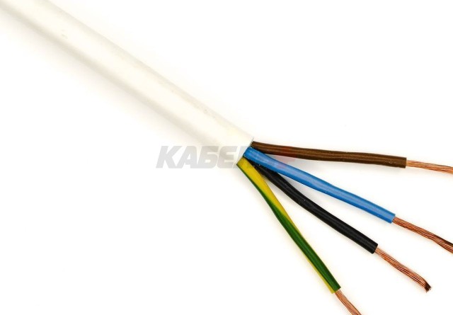 Провод ПВСн 3х1,5+1х1,5 БЕЛЫЙ