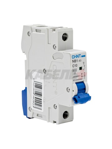 Автоматический выключатель NB1-63 1P 10A 6kA х-ка C (DB) (R)