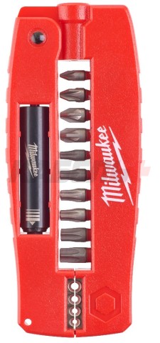 Набор бит Milwaukee SHOCKWAVE "Крокодил №2" (12 шт) (дисплей 10 шт) 4932430910