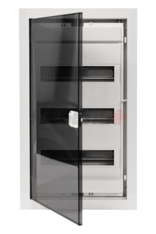 U36FP, Щит встраиваемый, 3 ряда, 36+6 мод., прозрач. дверца, IP40