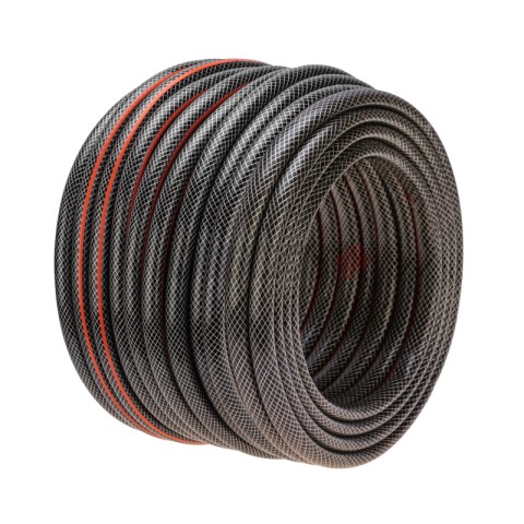 Шланг поливочный ПВХ 3-х слойный армированный 3/4" 50м Стандарт ЧЕТЫРЕ СЕЗОНА