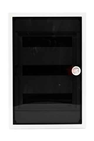 U36A, Щит встраиваемый, 3 ряда, 36+6 мод., прозрач. дверца, IP40