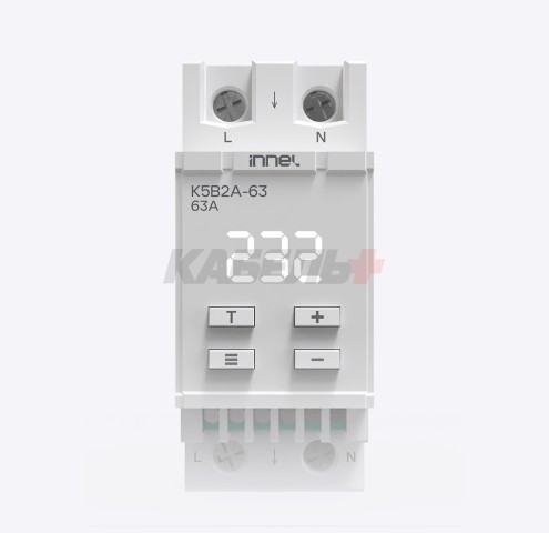 Реле контроля напряжения K5B2A с механически объединенным разрывом L и N