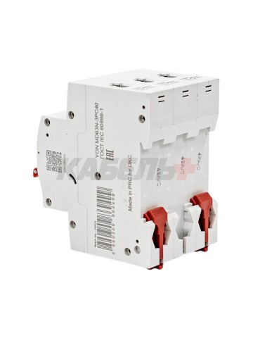 Автоматический выключатель YON max типа MD63N, 6кА, 3 полюса, хар-ка C, 40А DKC