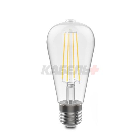 Лампа Gauss Filament ST64 10W 970lm 4100К Е27 LED 1/10/40